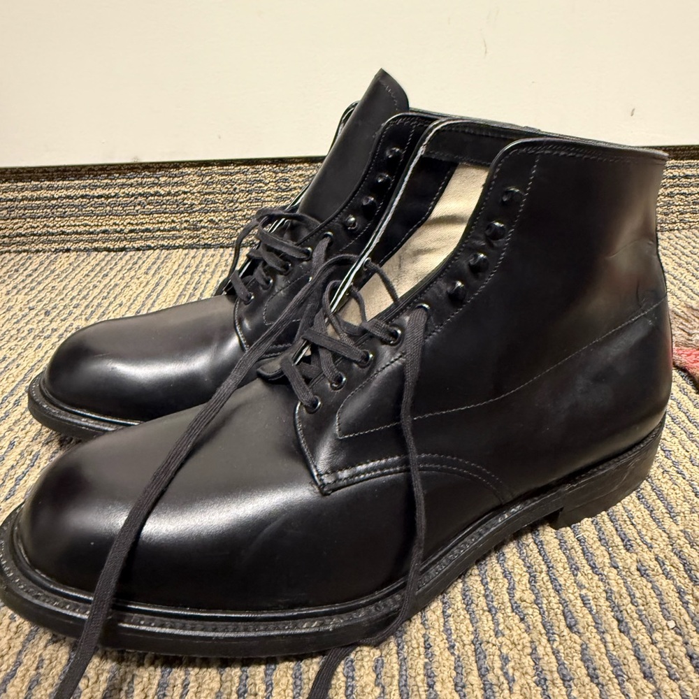 Alden Black Leather Men's Boots